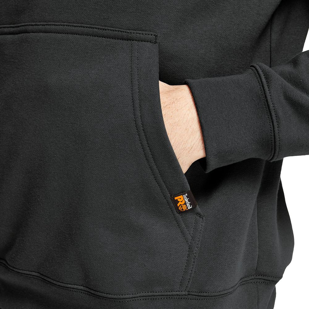 Moletom Masculino - Timberland Pro® Big & Tall Hood Honcho Sport Hoodie - OHFQT0645 - Pretas